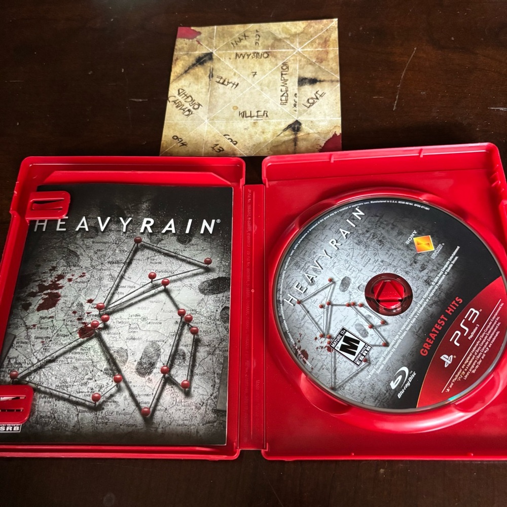 Heavy Rain for PS3 - Red Case - Picture 3 of 4